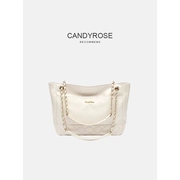 CandyRoseCR2023复古托特包购物袋大容量链条女包气质包