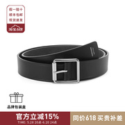 Ferragamo菲拉格慕 父亲节男士牛皮不可裁剪皮带腰带3.5cm 670318