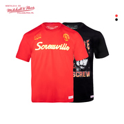 Mitchell&Ness x DJ Screw联名款男士圆领短袖运动棉T恤休闲男女