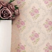 亚麻布纹素色无纺布墙纸现代简约纯色壁纸，北欧客厅书房卧室墙纸