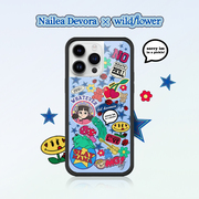 Nailea Devora x Wildflower联名手机壳适用苹果iPhone14/13/12/Pro/Max硬壳全包硅胶防摔保护套欧美时尚wf