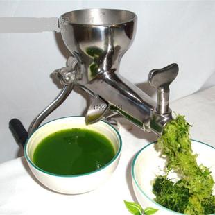 小麦草榨汁机手动手摇水果蔬菜原汁机榨姜汁机不锈钢果汁机