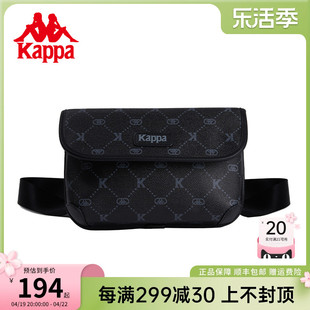 kappa卡帕潮流，胸包中性老花，单肩斜挎邮差包女时尚腰包