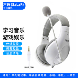 Salar 声籁适用于联想小米华为电脑头戴式耳机笔记本游戏带麦话筒
