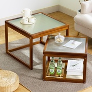 茶几客厅家用小户型桌子，客厅茶几简约现代简约玻璃茶几电视柜组合