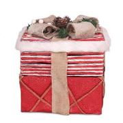 圣诞节礼盒节日装饰品橱窗堆头圣诞树摆件发光礼物盒美陈布置道具