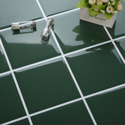 墨绿色墙面砖300x600北欧格子纯色墙砖，厨房卫生间厕所洗手间瓷砖