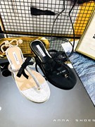 欧洲站欧美INS波西米亚风格夹趾拖鞋水钻平跟女鞋夏季凉鞋仙女鞋