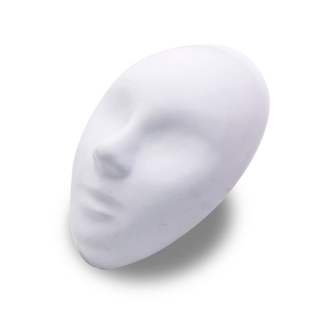 DIY面具白色手绘面具PVC面具空白面罩猫脸谱白胚涂色手工画画面具
