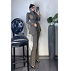 欧美高端气质大牌感时尚设计高级灰色职业西服套装裤洋气总裁范女