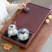 实木茶盘电木款式一体式自动上水电炉套装，家用茶具茶海新中式茶台