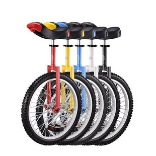 独轮车平衡车独轮杂技车单轮儿童成人健身代步自行车表演车带刹车