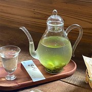 家用新中式茶壶耐热玻璃花茶壶水果，茶壶复古仿宋壶泡茶茶具套装