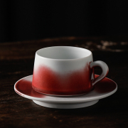 景德镇手工陶瓷咖啡杯套装高档精致复古设计感小众窑变高级感杯子