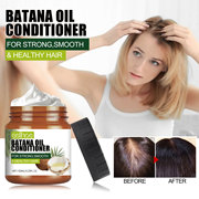 巴塔纳油护发素修护受损发质滋润柔顺发丝，护理密发护发素