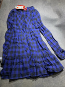 茶歇法式复古学院风气质，高级感2023蓝色格子，无袖背心连衣裙女夏季