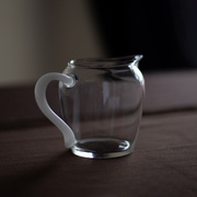 小土选物耐高温玻璃公道杯，分茶器公杯日式功夫茶具分茶杯大容量