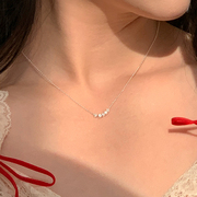 为晚S925纯银转运珠项链女简约高级感颈链新潮优雅锁骨链礼物质感