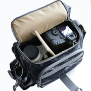 专业摄影包单肩D850斜跨户外R5宝罗多功能大容量防雨单反相机包A9