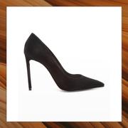 全球schutzpumps女士，单鞋23黑色时尚高跟鞋