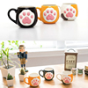 日本sunart创意马克杯陶瓷，可爱猫爪肉球趣味食器生活杂货zakka