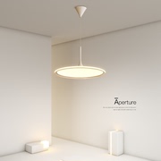 现代简约餐厅灯led吊灯创意，圆形单头，客厅吧台卧室灯书房灯具