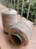 外贸毛线特色段染棉纱扁带线，带子线夏天编织帽子包包混线