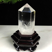 天然白水晶(白水晶)柱原石奇石工艺手链消磁客厅，办公玄关装饰家居摆件