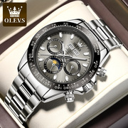 品牌男表机械全自动多功能抖音男士手表精钢钢带夜光国产腕表
