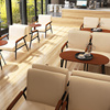 咖啡厅桌椅组合铁艺网红沙发休闲卡座奶茶店，酒吧沙发椅轻奢清吧