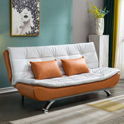l&s多功能沙发床北欧科技布沙发折叠实木网红双人客厅小户型沙发s