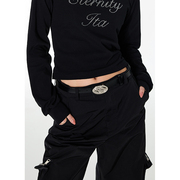 eternityita23ss原创设计金属logo皮带男女，款小众复古朋克腰带