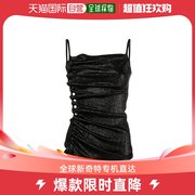 香港直邮潮奢 Paco Rabanne 女士黑色吊带背心