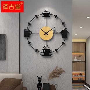 创意挂钟客厅艺术个性网红挂墙钟表现代简约装饰抽象家用客厅
