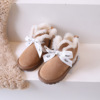 销韩国童鞋冬季小宝宝男女童儿童雪地靴真皮加厚防滑棉靴子大棉厂
