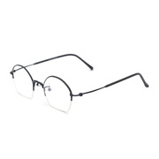 眼睛框镜架女网红复古韩版个性纯钛眼镜架男轻近视眼镜框6180