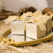 欧式香槟糖盒结婚喜糖盒子，高级感小喜盒婚礼，礼盒装纸盒包装盒婚庆