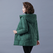 羽绒棉衣棉服女冬季加厚中长款2023洋气，显瘦中年妈妈棉袄外套