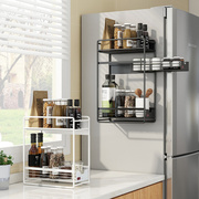 冰箱置物架侧收纳多功能厨房磁铁置物架免打孔冰箱挂架侧壁挂架