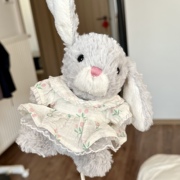 jellycatyummy兔兔衣服可爱小香风，郁金香连衣裙洛丽塔20cm娃衣