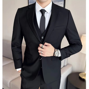 韩版修身西装套装男士商务，休闲青少年小西服，外套结婚礼服职业正装