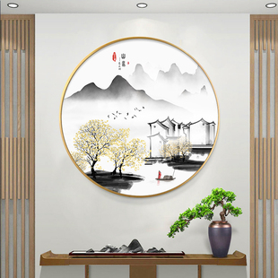 十字绣2024线绣山水风景画客厅玄关走廊刺绣中国风系列自己绣