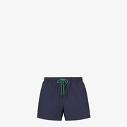 香港直邮fendi芬迪男士，短裤软绵纶布荧光绿抽绳，增加设计感运动
