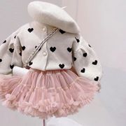 法国女童tutu裙春秋，宝宝公主半身裙洋气儿童兔兔裙，婴儿蓬蓬裙套装