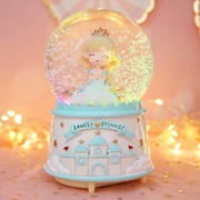 音乐盒娃娃公主水晶球可发光小女孩的六一儿童节礼物八音盒