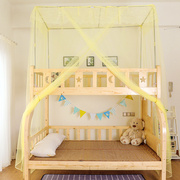 子母床蚊帐梯形一体式家用1.2学生上下铺实木儿童双层床高低床1.5