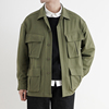 SHIJOIN原创POCKETIME军绿色工装野战夹克200188男重磅多口袋外套