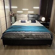 极简小户型布艺床主卧软床，简约现代软，靠床1.8米双人科技布床昆明