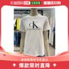 韩国直邮CalvinKleinJeans T恤 Calvin Klein 女款 商标细节 一