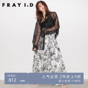 frayi.d春夏款时尚个性，透视欧根纱，长袖衬衫外套fwfb221509